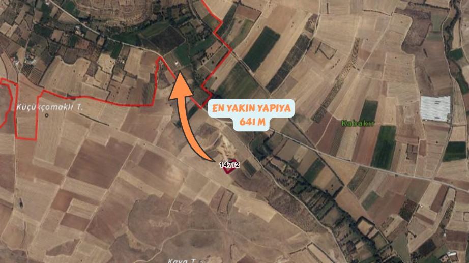 ISPARTA YALVAÇ KURUSARI KÖYÜNDE 226M² HİSSELİ TARLAMIZ SATILIK. - ISPARTA YALVAÇ fotoğraf 5